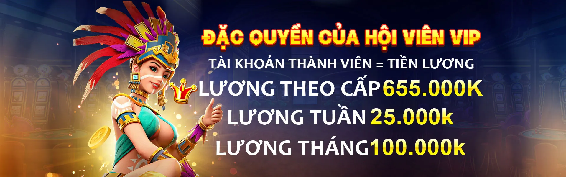 Biểu tượng ưu đãi cá nhân hóa dành cho thành viên VIP U 888